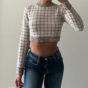 Multicolor Brown and Beige Sweater